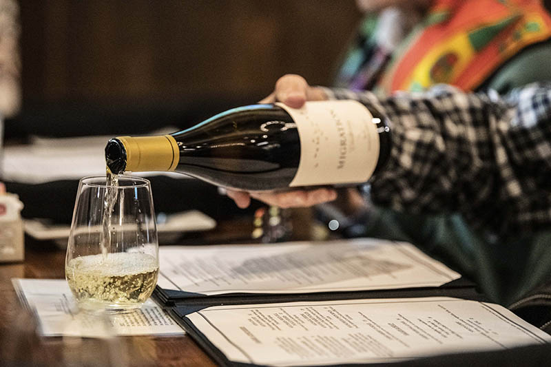 Wine at Simon's on the Square Bolivar, TN restaurant and bar