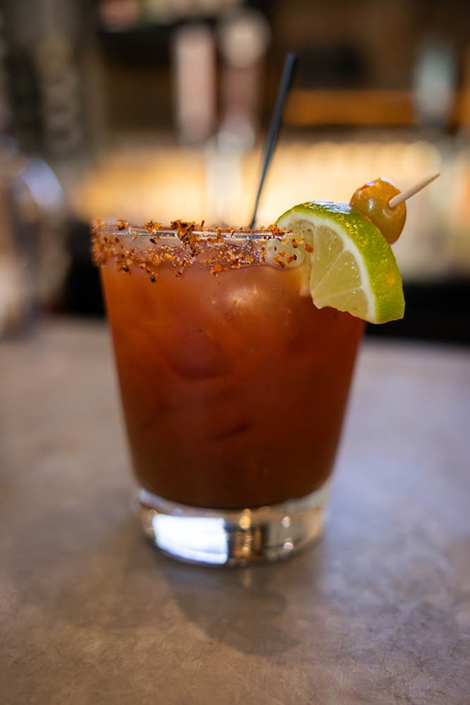 Classic Bloody Mary at Simon's Bolivar, TN bar